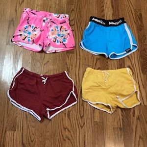 4 shorts 2 from Nordstrom 2 from justice.